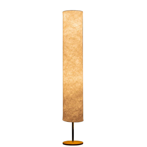 58 Inch Modern Floor Lamp With Tyvek Shade Warm White LED 3000K Slim Standing Light For Living Room Bedroom Game Room Marble Textured White Shade Cozy Ambience Eye Friendly Glow Contemporary Home Decor