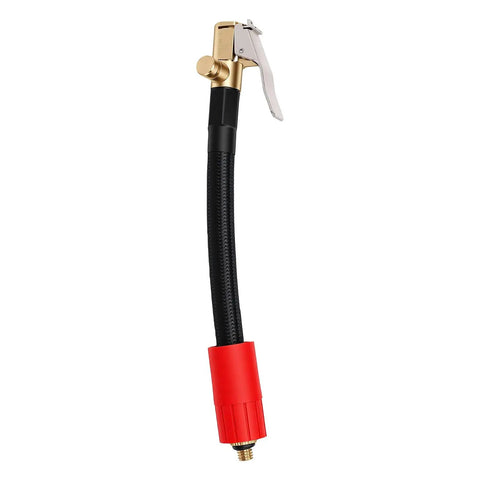 Top Rated Pro 16CM M6 Quick Connect Tire Inflator Hose Extension With Solid Clip On Air Chuck Adapter Fits Car Motorcycle Bike Tires