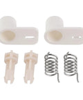 Freezer Door Hinge Replacement Kit For Dometic 3 Way Fridges RM2350 RM2301 RM2330 RM2553 RM2356 with spring housings and springs