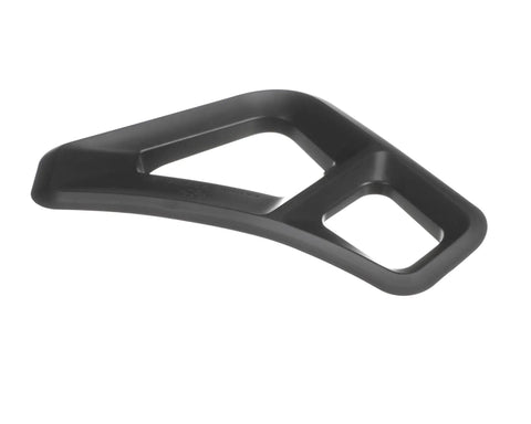 Dispenser Bezel Replacement For Washer W11094976 Compatible OEM Style Part for front load laundry appliance viewed in black angle