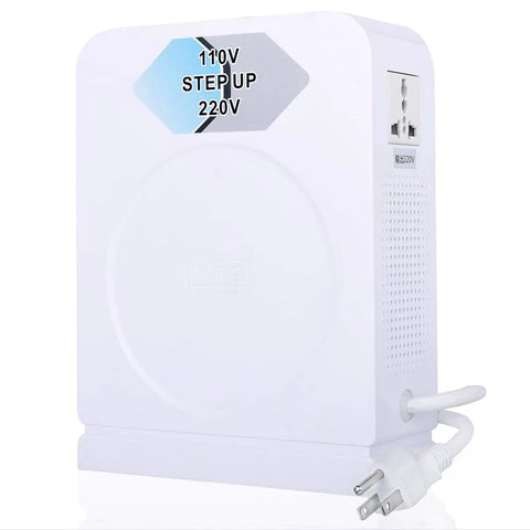 Heavy Duty 2000W Step Up Voltage Converter From 110V 120V To 220V 240V With Dual Sockets For Eurasian Home Appliances