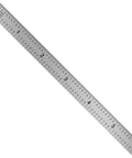 USA Made 6 Inch Flexible Steel Machinist Ruler With Satin Chrome Finish Handy For Curved Surfaces And Tight Spots, Precise 1/10 1/50 1/32 1/64