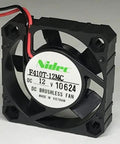 12V 40mm square fan motor, model F4110T-12MC, compact design for electronics and DIY builds