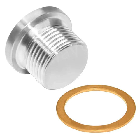 Internal Hex Head Socket Pipe Plug M24x1.5 Stainless Steel CNC Machined Pipe Fitting 304 Grade Corrosion Resistant Built Tough for Plumbing Jobs and DIY Terminations with sealing washer