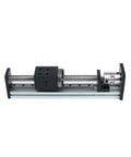 Heavy Duty Electric Sliding Table With Linear Bearing For Cnc And 3D Printers Boasts MgW12R Aluminum Rail And Sfu1605 Ballscrew close-up view