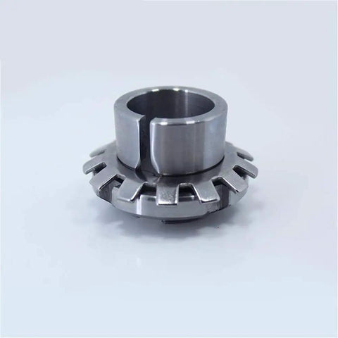 Heavy Duty Adapter Sleeves With Metric Dimensions And Withdrawal Lock Nuts For H2318 Pillow Block Bearings Made From 52100 Chrome Steel With Antirust Coating High Performance Ready To Install For Heavy Equipment Maintenance On Any Tough Jobsite, steel sleeve and lock nut