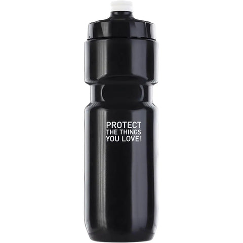 Leak Proof 25oz Bike Hydration Bottle With High Flow TPR Valve BPA Free Phthalate Free And PVC Free featuring text message.