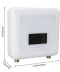 Zero Chill Instant Heat Mini Tankless Water Heater With A Sharp Digital Panel And Handy Remote That Pushes Hard 5500 Watts for sinks.