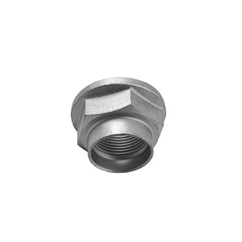 M22x1.5 Axle Nut Driveshaft Spindle Nut Bolt On for Ford Edge and more vehicles, hexagonal view, 32mm hex size