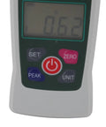 Digital Force Meter Portable Push And Pull Tester 2N To 20N With Built In Sensor For Material Testing And Quality Control Lab Grade Precision Easy Readout Durable Pocket Sized Handy Tool front display with SET, ZERO, PEAK, UNIT buttons