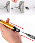Powerful 1000W Hanging Flex Shaft Rotary Tool Kit with interchangeable components for metalworking and jewelry repair.