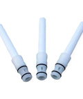 10-Piece Pro Grade PTFE Replacement Kit for IG07 Powder Coating Spray Pump, shows white cylindrical piston seals