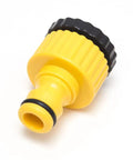 40 Pack Real Heavy Duty Snap On Tap Connectors Quick Fix Adapter Reducer 3/4 By 1/2 Inch Garden Hose Fittings yellow hose reducer
