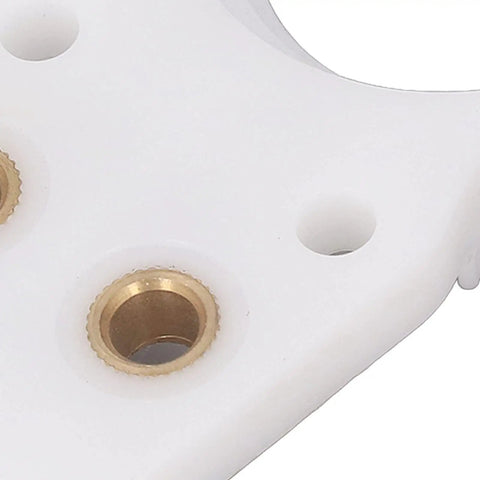 Ultimate Abs Tool Holder Clamp For CNC Engraving Machines durable ABS plastic close-up showing brass inserts for precision fit.