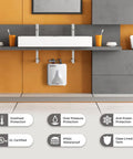 Under Sink Point Of Use Hot Water Heater 1.3 Gallon 120V 1440W Instant Hot Water Wall Or Floor Mount Easy Install Energy Saver