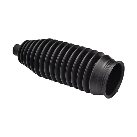 Close-up of boot from Front Six Piece Tie Rods Kit For 2003 2008 Toyota Corolla Inner And Outer Tie Rod Ends With Boots