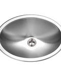 18 Inch Undermount Oval Stainless Steel Bathroom Sink Without Overflow With Optional Grid Drain Built To Last 18 Gauge 304 Stainless