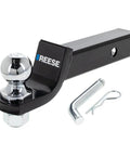 All In One Trailer Hitch Ball Mount Starter Kit Fits 2 Inch Square Receiver With 2 Inch Drop And 6,000 Lbs Capacity Includes 2 Inch Trailer Ball Pin And Clip For Easy Hookups