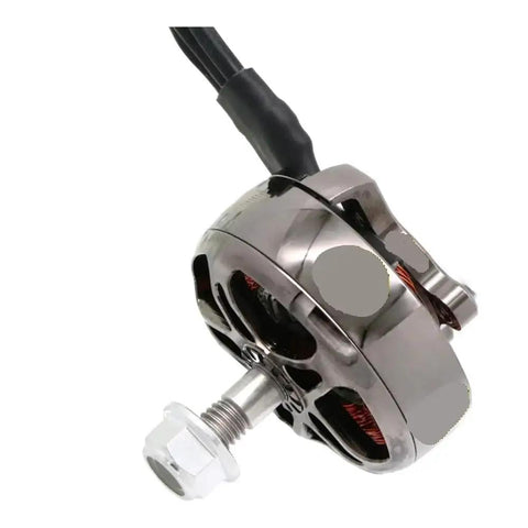 Side view of a Four Pack 2807 6S 1300KV Brushless Motor with durable shell for FPV Drones and RC Quadcopters.