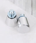 Rock Solid Stainless Steel Spring Loaded Plunger Pin With Pull Ring For Cabinet Doors And Screens Smooth Retractable Toggle Latch close-up view of two silver sturdy pins.