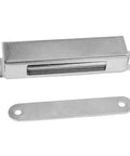 Heavy Duty Magnetic Door Catch 80 Lbs 304 Stainless Steel Cabinet Latch for cupboards, sliding doors, RV and boat use, silver finish