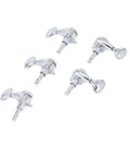 Top Notch Aramox Guitar Locking Tuners 3 Left 3 Right Set With 1:21 Gear Ratio For Smooth Precise Pitch Control Alloy Steel Pegs And Sealed Lubrication For Snappy Easy Installation On Electric Or Acoustic Guitars, chrome tuners set