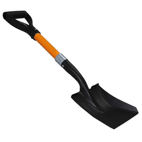 Medium Square Shovel With D Cup Handle 27 Inch Length Durable Build Comfortable Grip For Gardening Landscaping