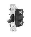 30 Amp 600 Volt Double Pole Single Phase AC Manual Motor Controller Motor Disconnect Non Grounding MS302DS Black