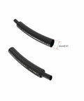 Close-up of 40 Pieces Heat Shrink Tubing Kit 4mm Diameter 40mm Length 2 To 1 Shrink Ratio Black Polyolefin Electrical Tubing
