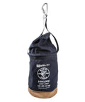 Beefy Heavy Duty Canvas Tool Bucket With Zip Top Flame Resistant Closure, 100 Pound Load Capacity, Double Reinforced Bottom, 12 Inch Diameter, 17 Inch Tall, Built From Durable No 4 Canvas.