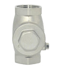 Swing check valve, 1-inch SS316 stainless steel with NPT female x female threads