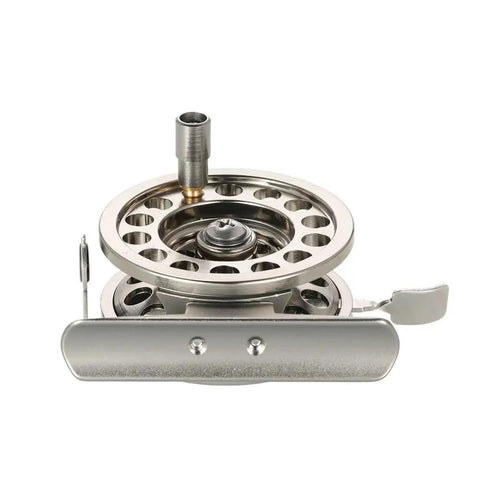 Aluminum Alloy Fly Fishing Reel 1:1 Gear Ratio Right Handed Ice And Saltwater Tackle Accessory Lightweight 50–61g Stainless Steel Components