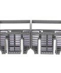 Dishwasher Cutlery Basket OEM Replacement 00675794 Grey Fits Bosch Models No Fuss Install Durable Grey Plastic Organizer