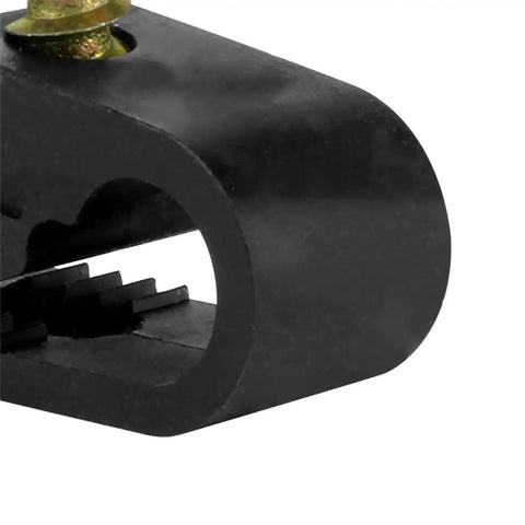 Flexible Cable Clips With Built-In Screw For RG Cables Pack Of 100 Black Easy Install Baseboard Or Door Frame Cable Management Flexible Polyethylene That Will Not Constrict Or Nip Wires For Pre-Wire Or After-Build Routing