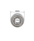 681XZZ Deep Groove Ball Bearings Double Shielded Chrome Steel, front view showing 1.5mm inner and 4mm outer diameter.