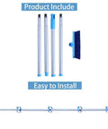 Extendable Deck And Bath Scrub Brush With Long Handle 16 To 50 Inch Adjustable Steel Pole Stiff Bristle Floor Scrubber parts
