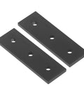 Aluminum Joint Plate Mending Bracket for Furniture Repair, 2 Pack, rustproof, flat three-hole design for DIY projects