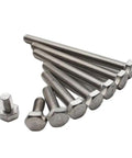 Pure Titanium Grade 2 Hex Socket Head Cap Screws Metric Bolts in various sizes M2.5 to M10 plus 20mm, rustproof fastener.