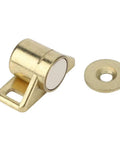 Gold Antique Magnetic Cabinet Door Catch Set piece with gold tone finish and zinc alloy hardware, part of the 4 piece durable set.