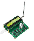 ADF4351 Digital LCD Signal Generator with Variable Frequency Oscillator, benchtop RF source, clear display showing 555.544 kHz