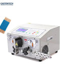 Heavy Duty Automatic Wire Stripping And Cutting Machine For 0.1 To 8Mm2 Cable Awg 8 To 32 with digital control panel.