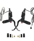 Hydraulic Brake Lever For Electric Bikes 22mm Bar With Aluminum Alloy Handle 2A SM Connector Mineral Oil System