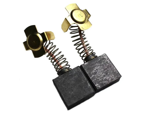 Carbon Brush Set For Milwaukee 14 Inch Cut Off Saw 6175 6176-20 22-16-0035 Pack Of 2 Replacement Parts with gold connectors