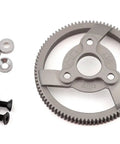 Hard Anodized Aluminum Spur Gear 83T 48P for Traxxas RC Cars Upgrade TE883H with screws and washers, heavy-duty gear
