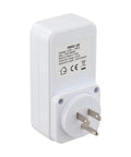 PIR Infrared Motion Sensor Outlet 110V 1800W Auto On Off Switch For Garage Hallway Living Room White ABS Receptacle No Brainer For Security Light Control And Energy Saving Home Automation, white ABS plug-in outlet