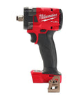 Compact Half Inch Impact Wrench With Friction Ring, Brushless Powerstate Motor Delivers Up To 250 Ft Lb Breakaway Torque, Three LEDs