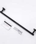Matte Black Towel Bar Wall Mount For Bathroom And Kitchen No Fuss Easy Install 23.6 Inch Stainless Steel SUS304 with screws