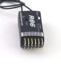 R86 6Ch Receiver With PWM And SBUS Output For FrSky D8 Compatibility Ideal For RC FPV Drones And Transmitters 4.5V-8.4V Power