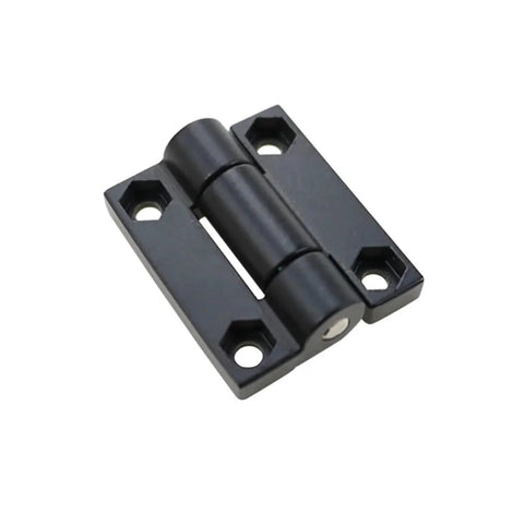 Front view of 0.3N.m square torque damping hinge, zinc alloy, black, 1 piece