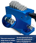 Heavy Duty Universal Stainless Steel Fixture Clamp For CNC Machining And Inspection with visible dust removal port